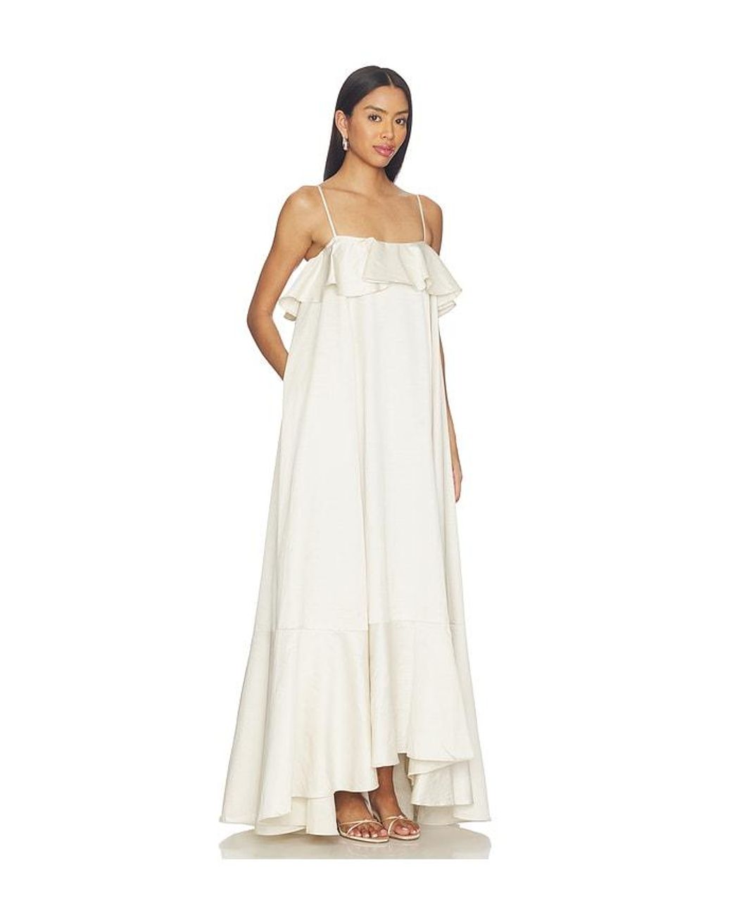 Lovers + Friends White Vada Gown