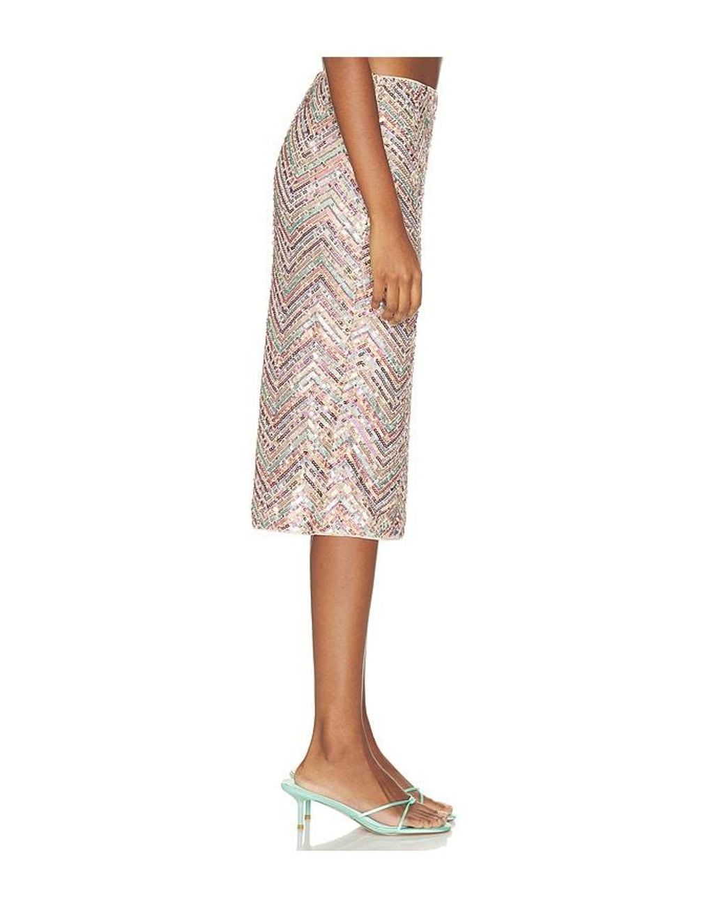AFRM White Audino Skirt