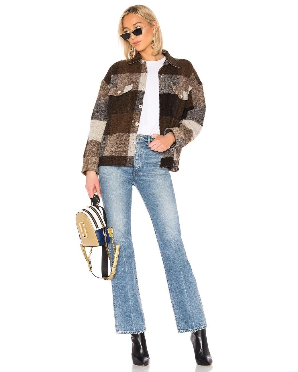 Bobbi flannel jacket anine bing sale