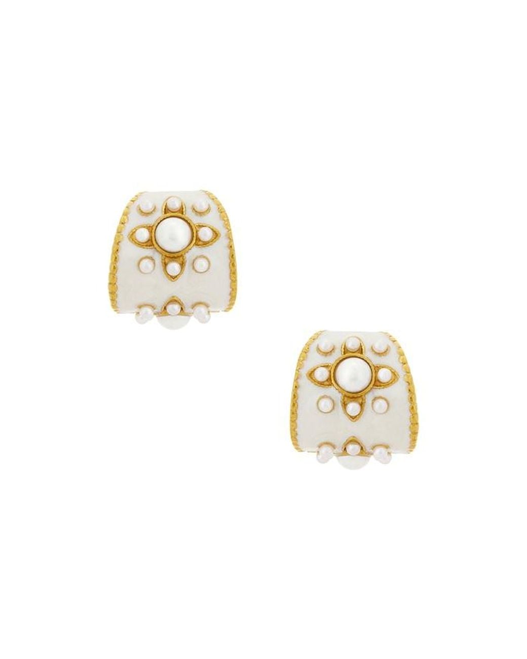 petit moments Metallic Daisy Earrings