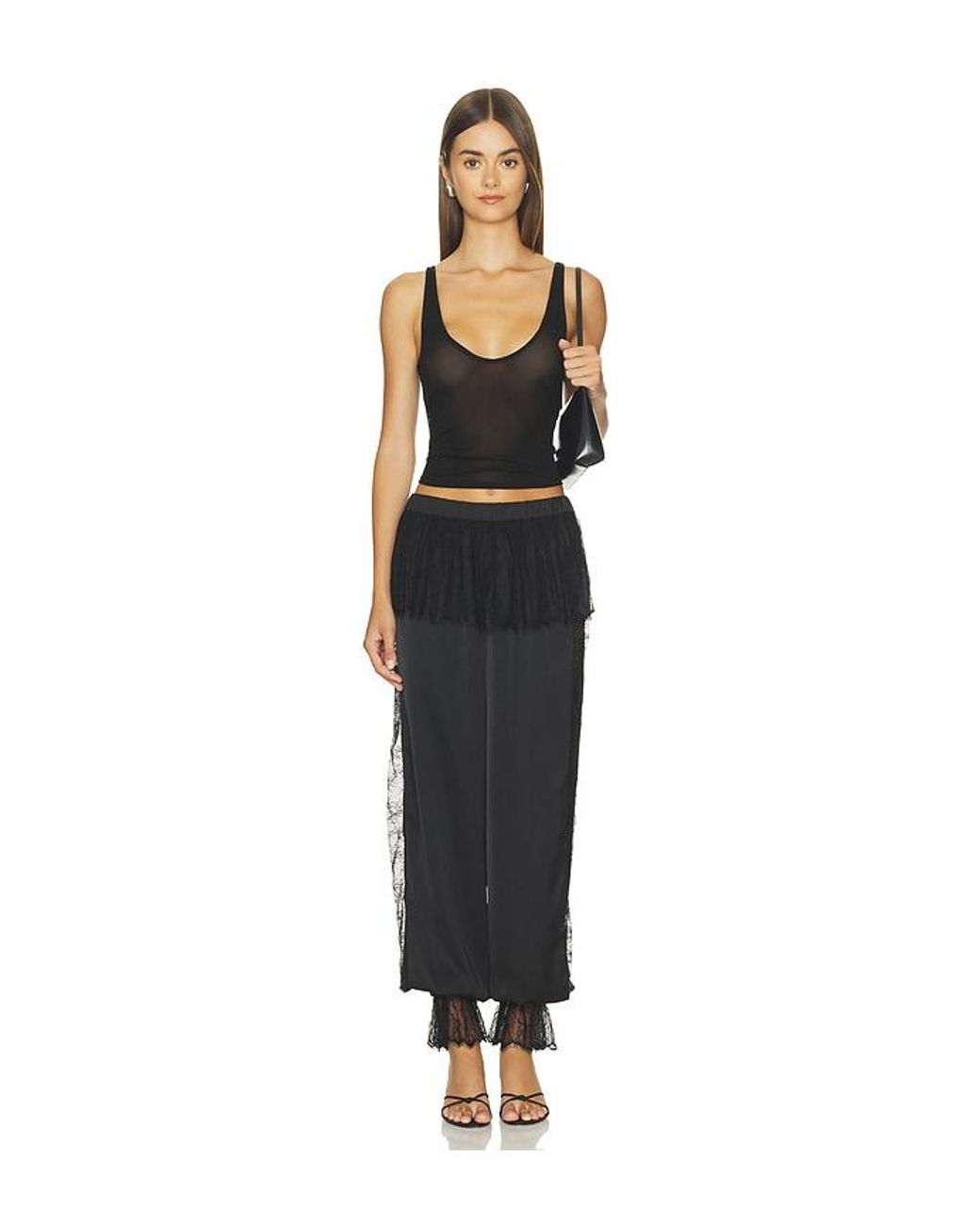 MAJORELLE Black Syra Pant