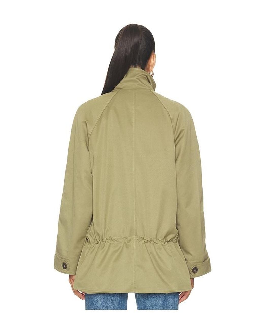 ALL THE WAYS Green Sawyer Funnel Neck Jacket
