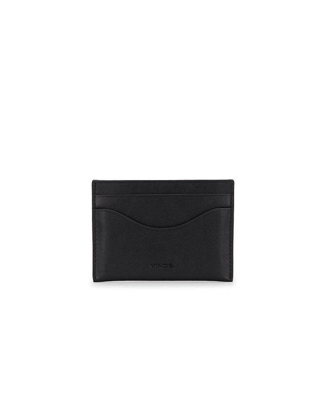 Vince Black Card Holder for men