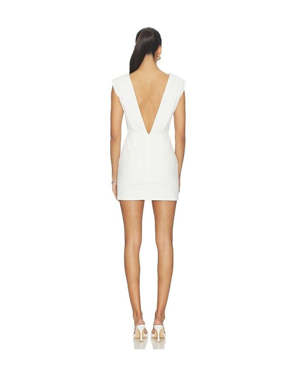 ALL THE WAYS White Delilah Mini Dress
