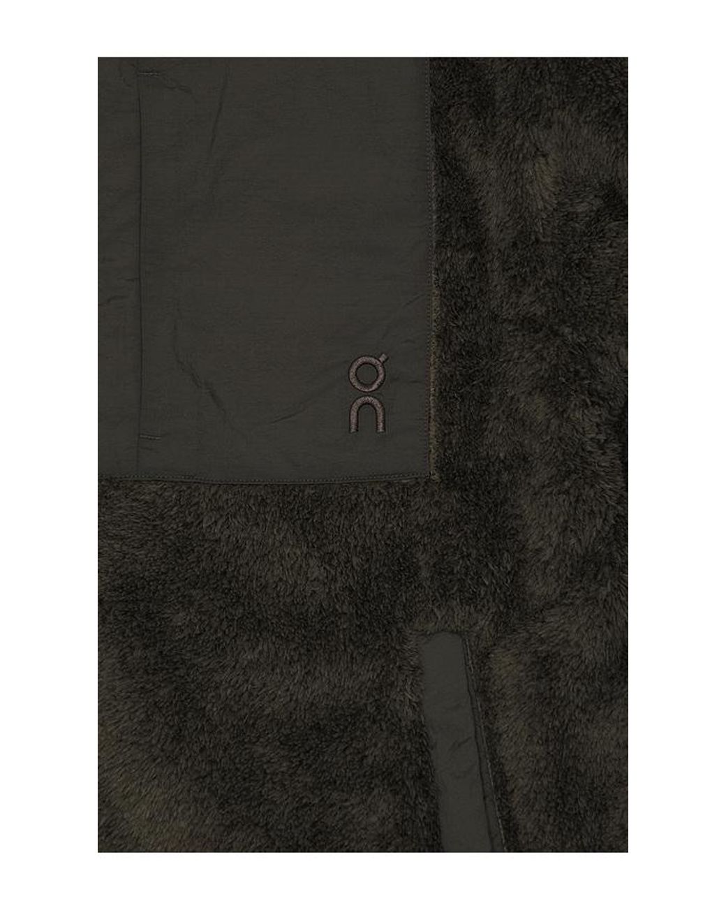 On Shoes Black Ascent Fleece Jacket for men