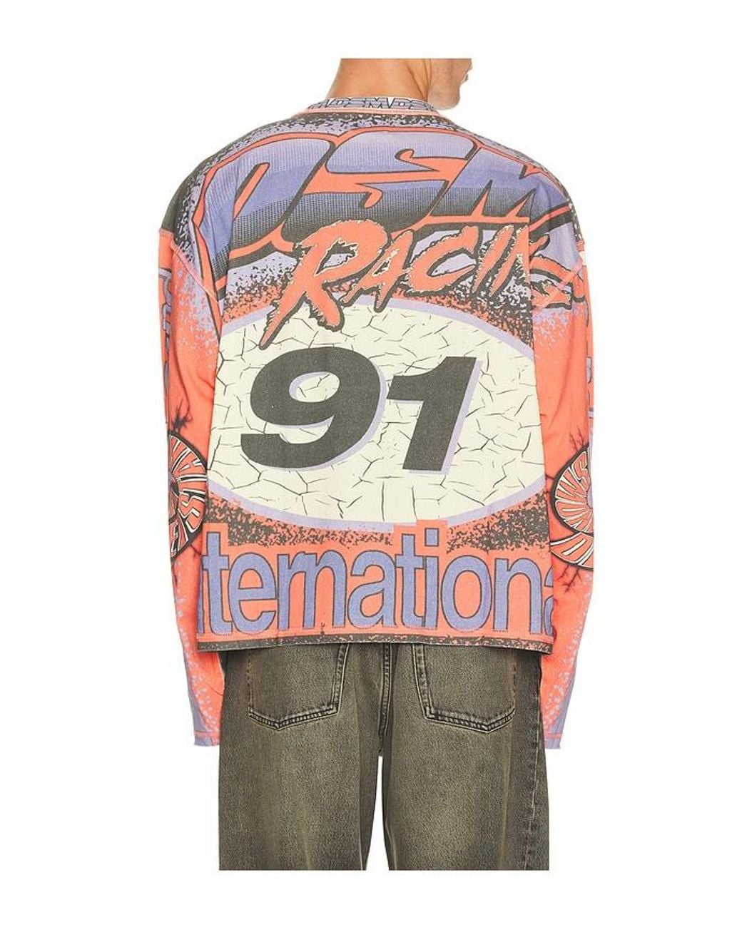 DIET STARTS MONDAY Multicolor Mx Racing Jersey for men