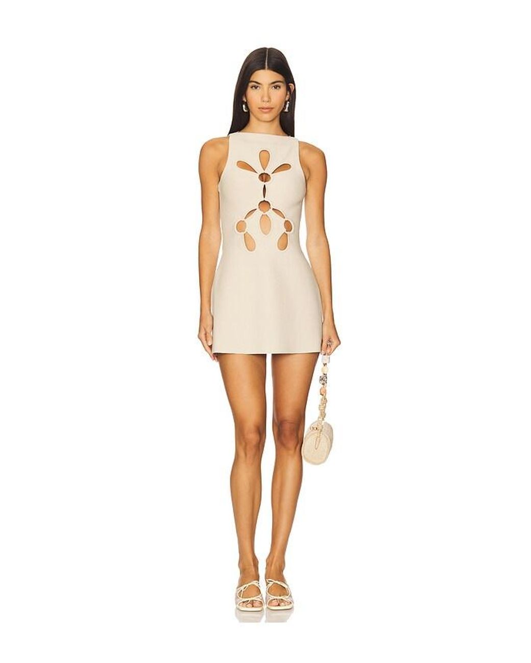 Cult Gaia Natural Zozina Shoulder Bag