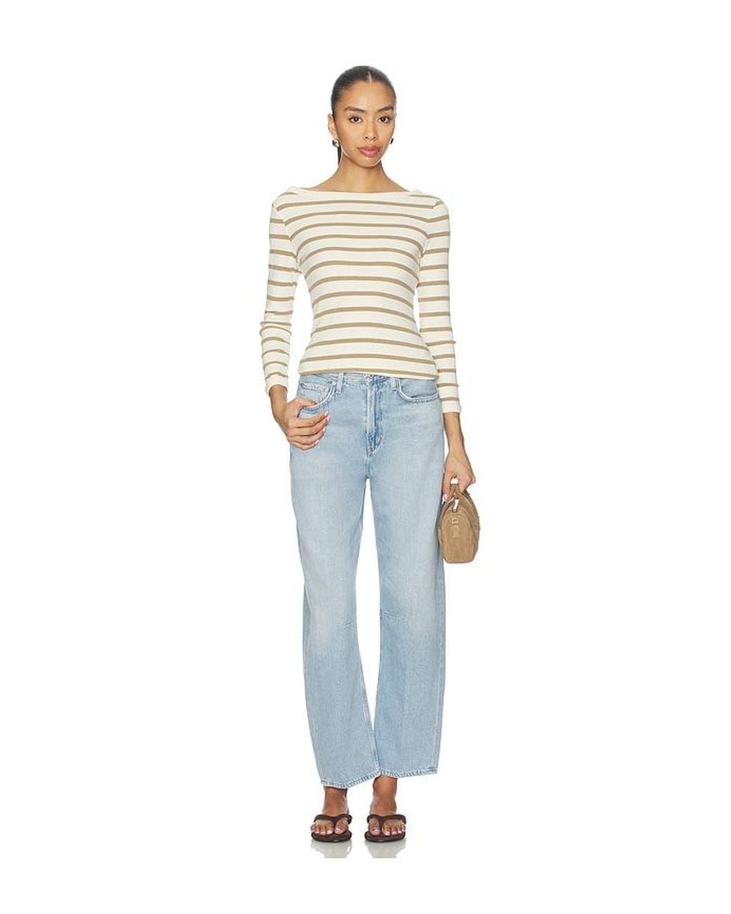 Citizens of Humanity Blue Petite Miro Relaxed Jeans