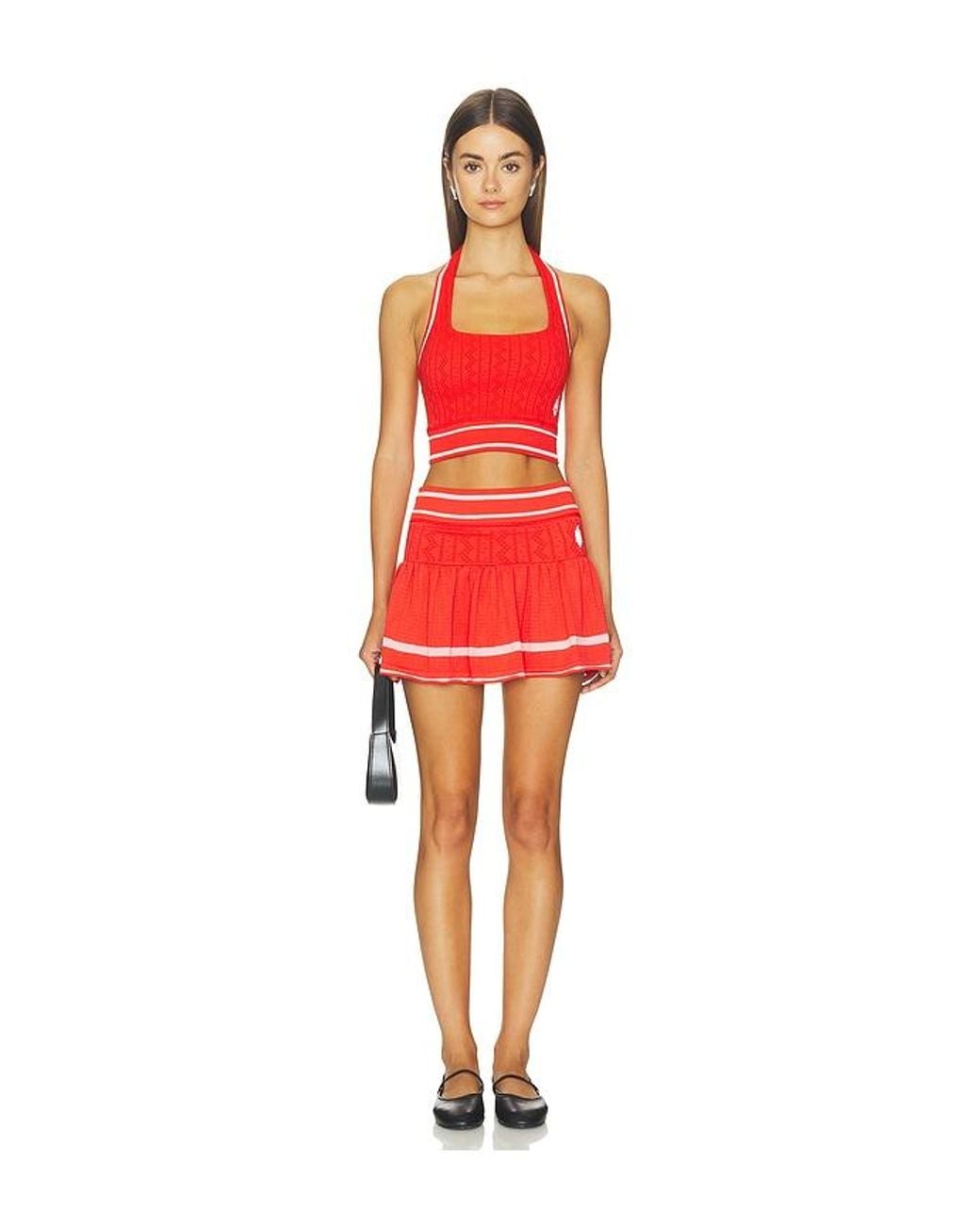 Free People Red X Fp Movement Advantage Set