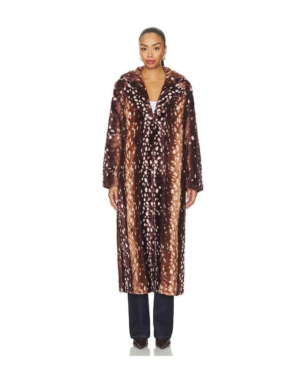 Unreal Fur Multicolor Sami Faux Fur Coat