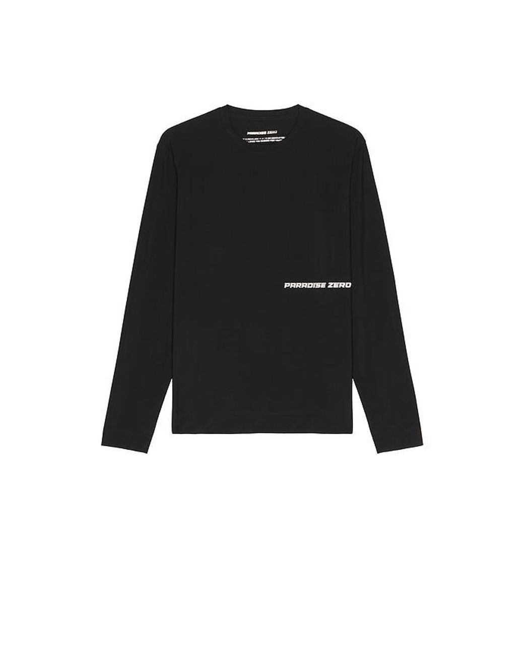 Paradise Zero Black Web Tech Long Sleeve Tee for men