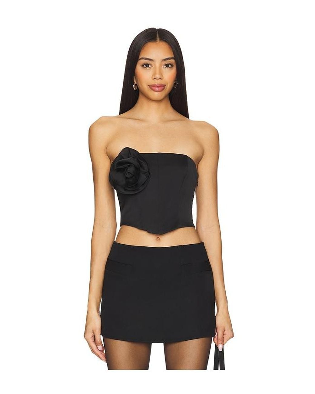 Nbd Black Chiara Bustier Top