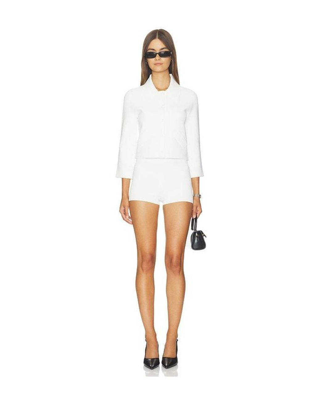 Alice + Olivia White Ila Jacket
