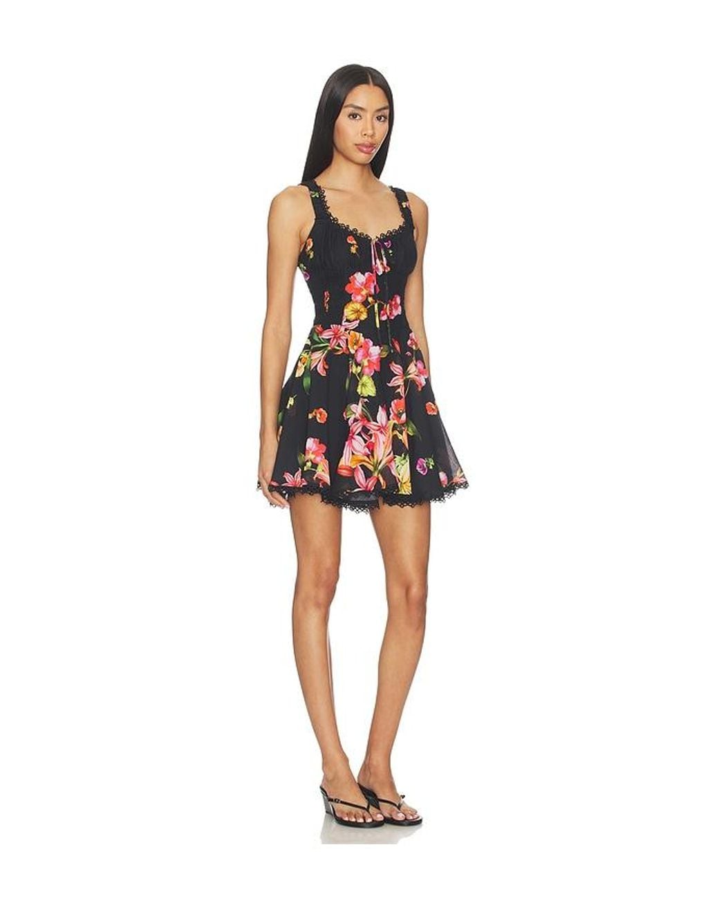 Charo Ruiz Black Bora Short Dress