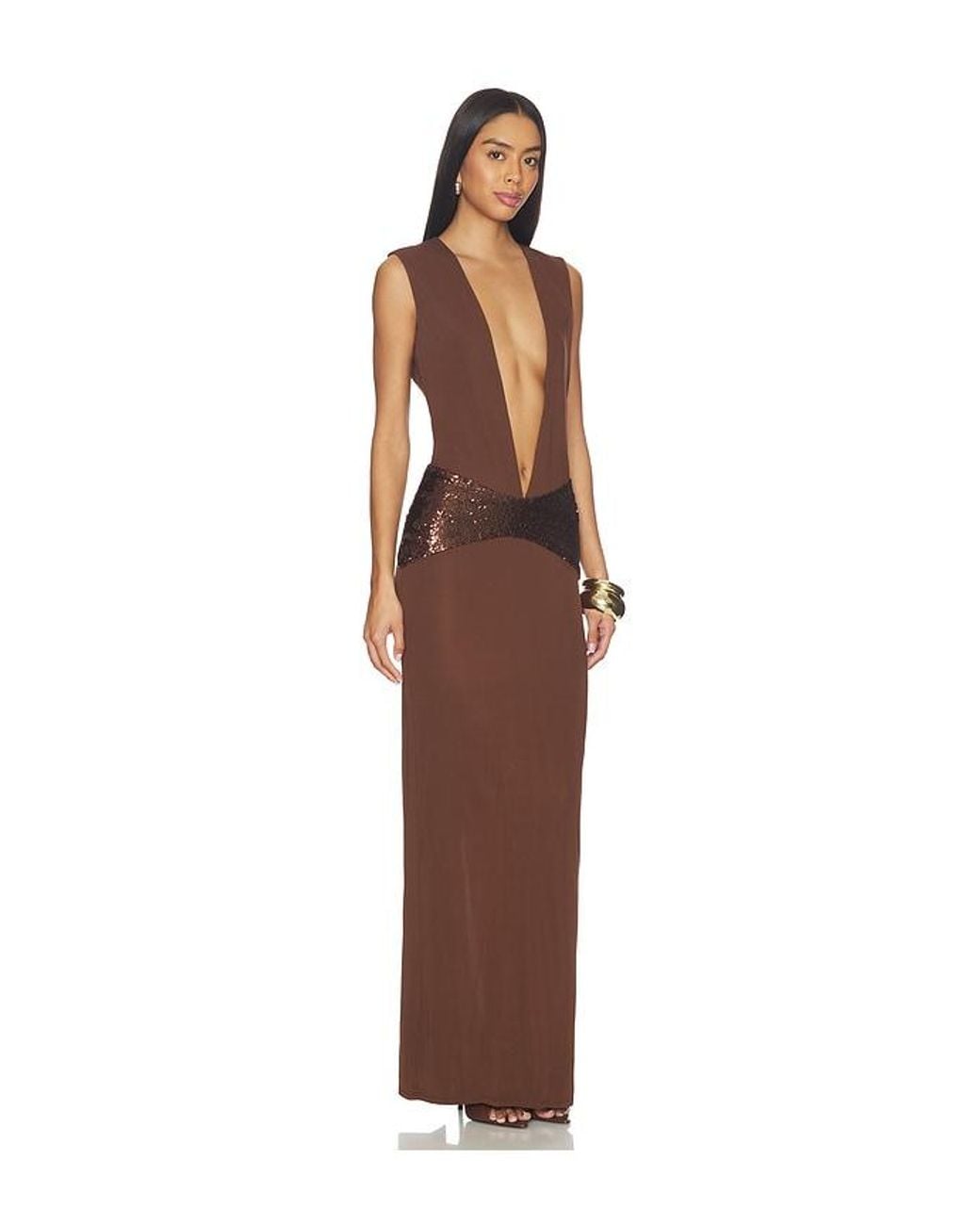 Nbd Brown Allona Gown