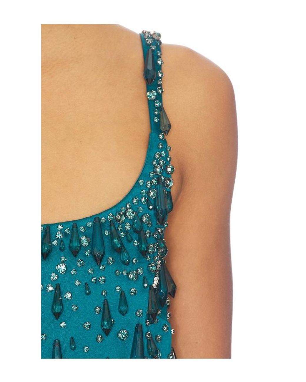 retroféte Blue Jinori Crystal Dress