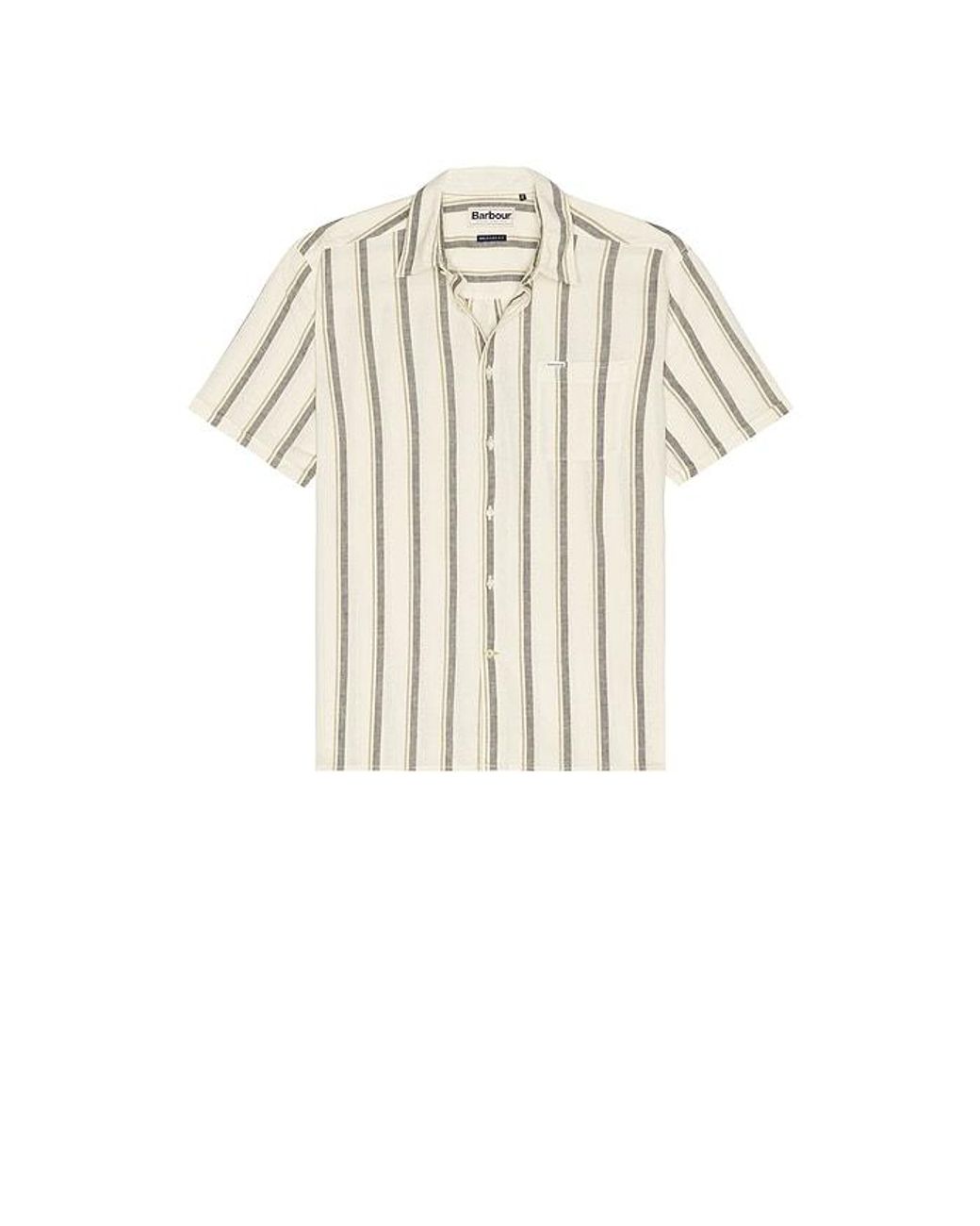 Barbour Natural Barkend Striped Summer Shirt for men