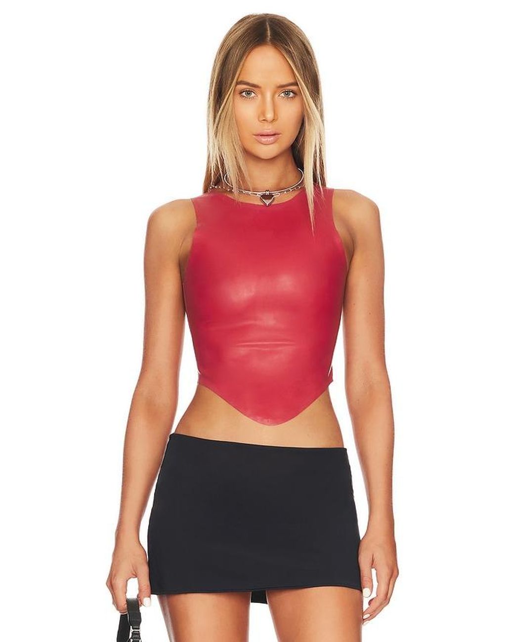 Miaou Red Jinx Top