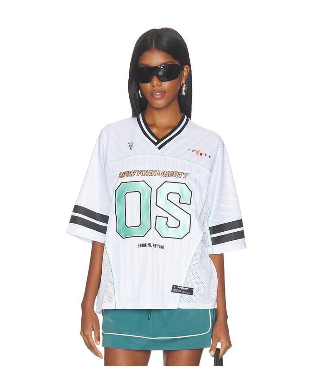 OFF SEASON White New York Liberty Boxy Top