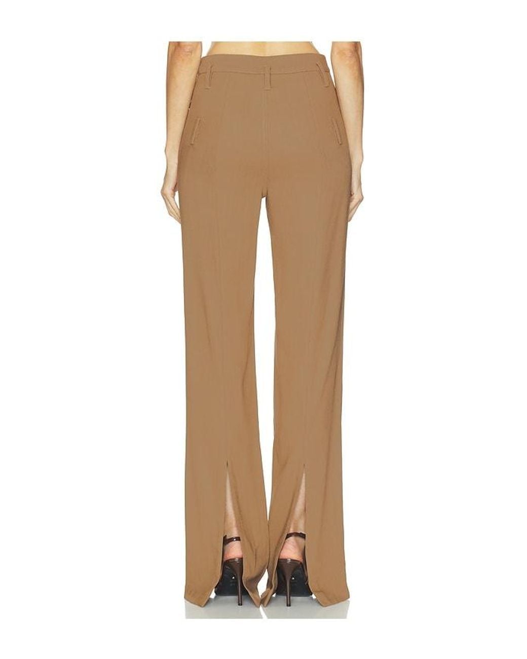 Helsa Natural Wool Blend Double Loop Trousers