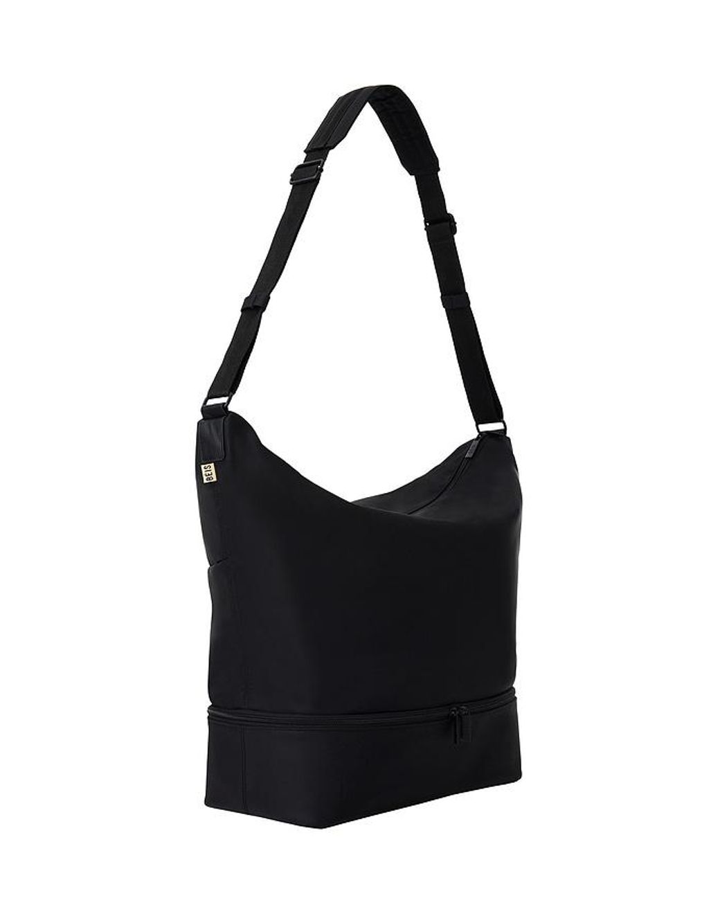 BEIS Black Nylon Convertible Tote with Laptop Pocket