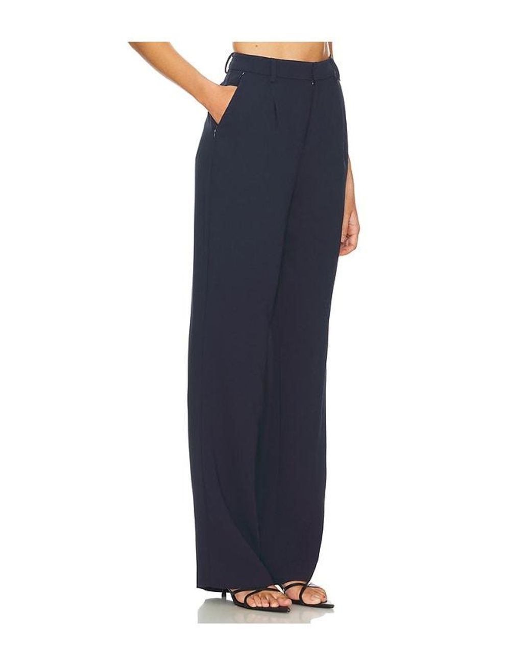 GOOD AMERICAN Blue Column Trouser