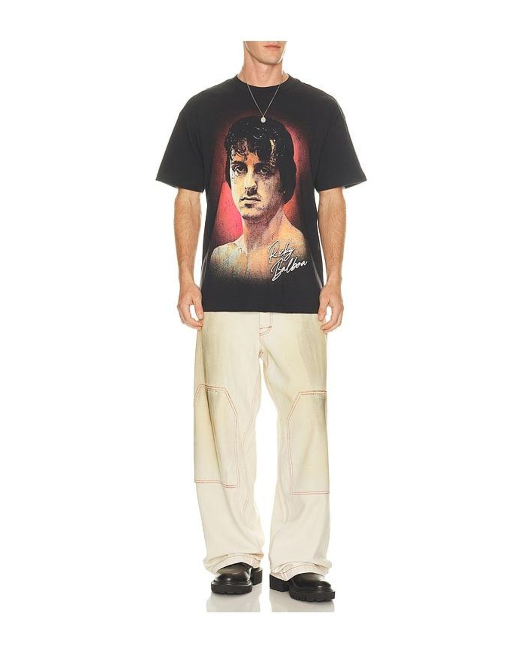 The Forecast Agency Black Champion Gaze Tee for men