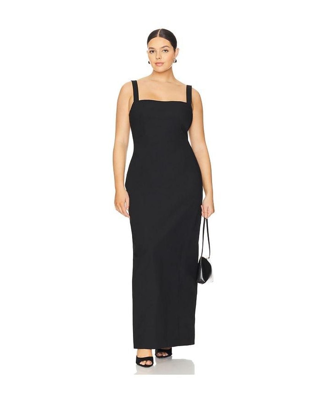 L'academie Black Renia Maxi Dress