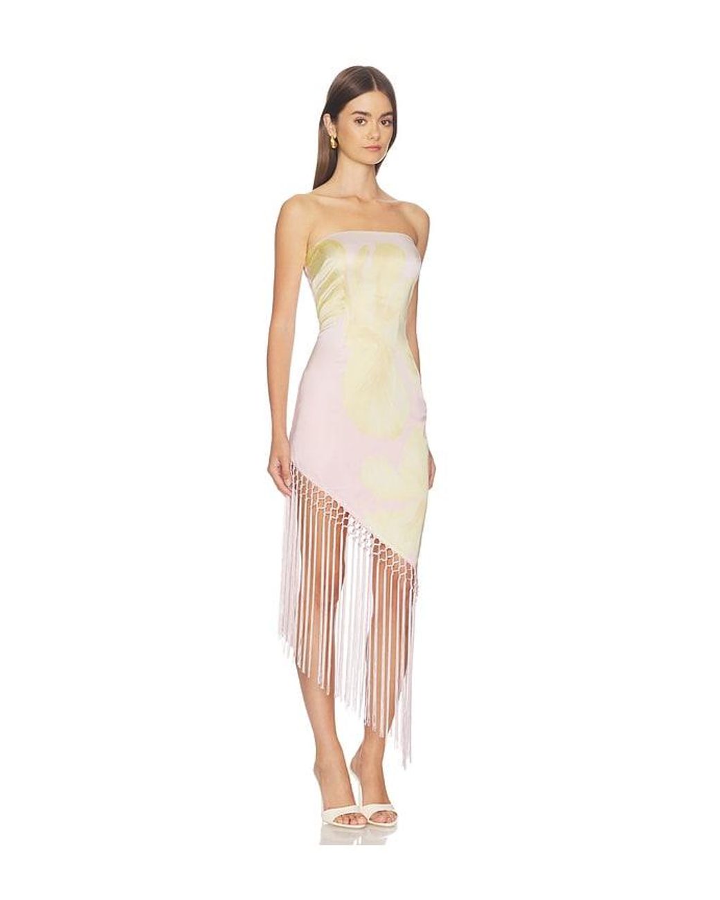 Lovers + Friends White Tory Midi Dress