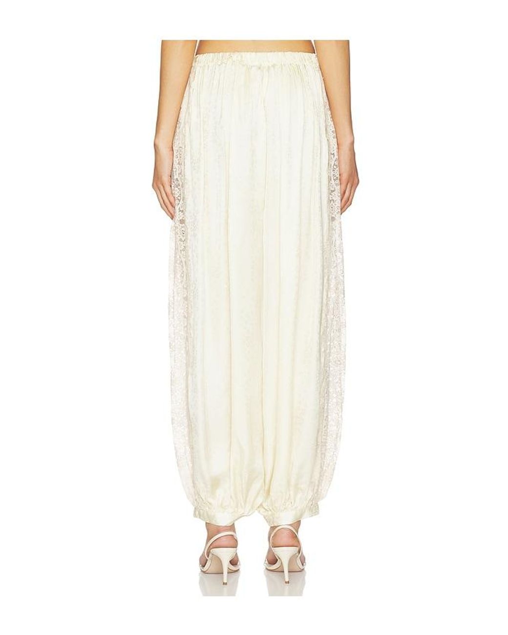 Sea White Ethel Solid Bloomer Pants
