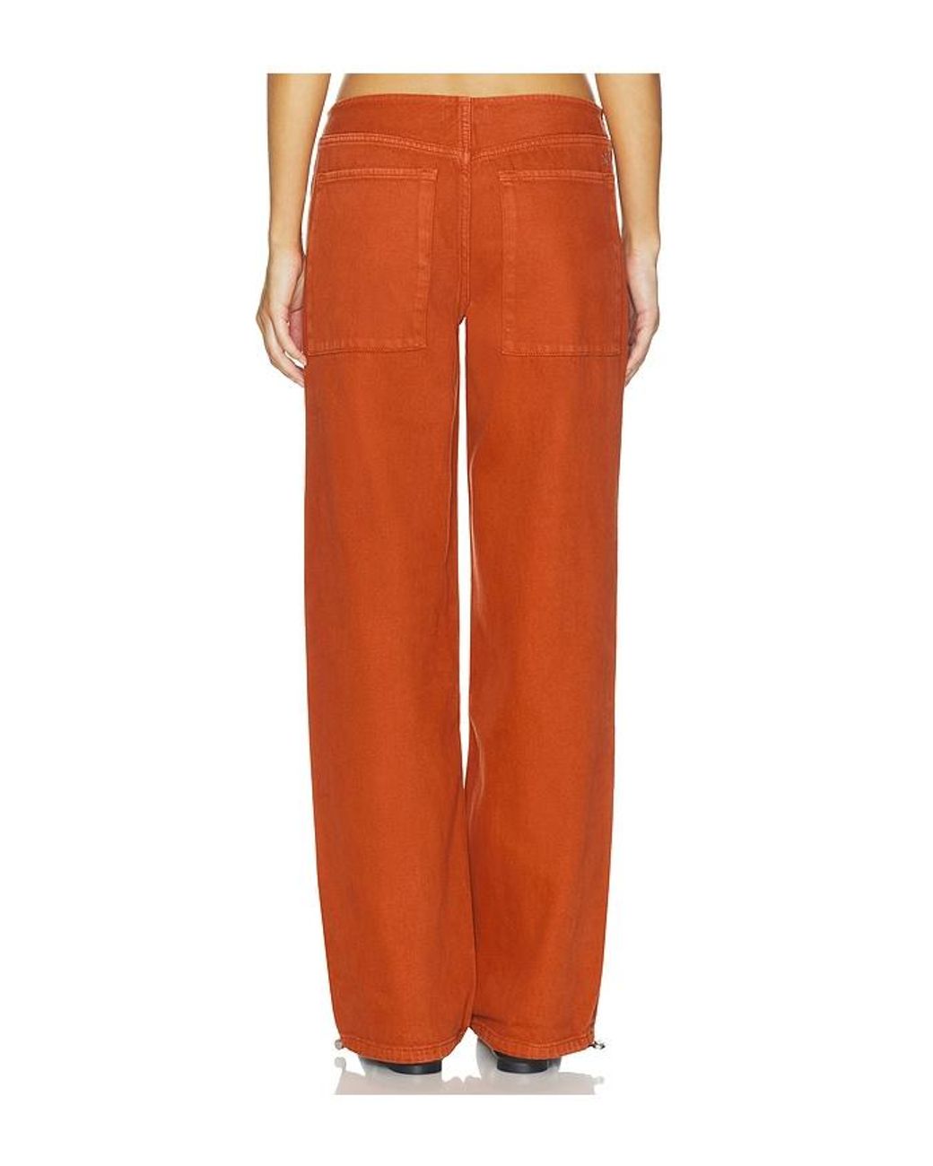 Still Here Orange Sport Straight Leg