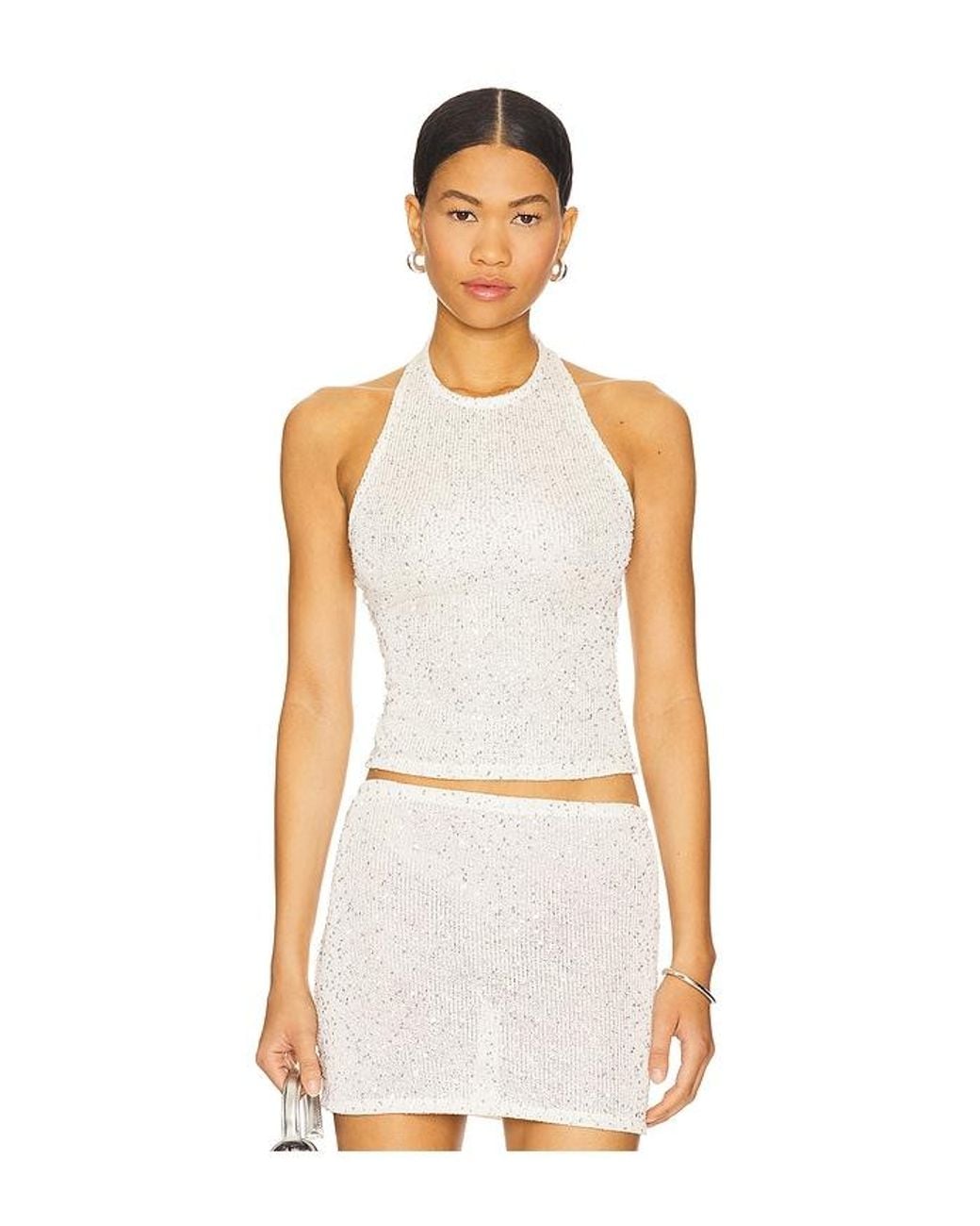Lovers + Friends White Dahlia Top
