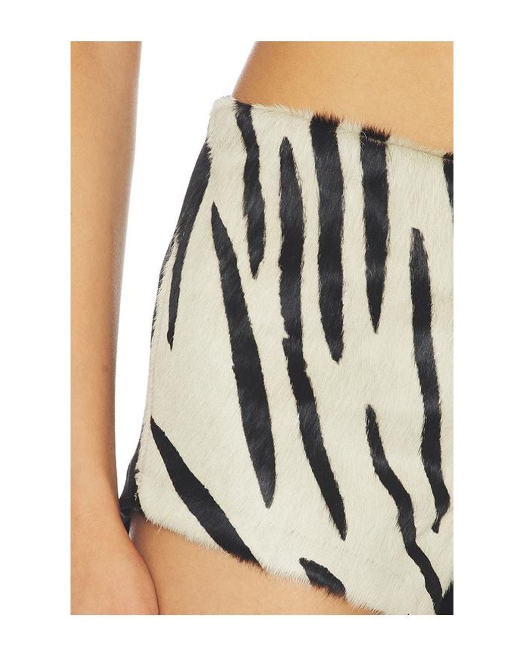Urban Outfitters Black X Revolve Zebra Short