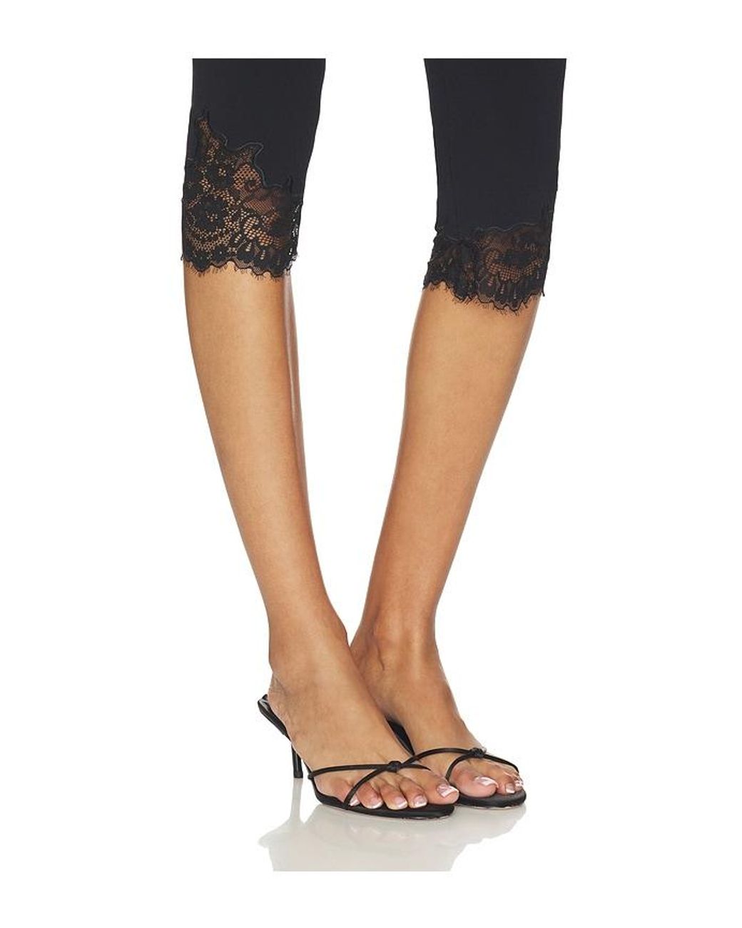 Tularosa Blue Dora Knit Lace Capri