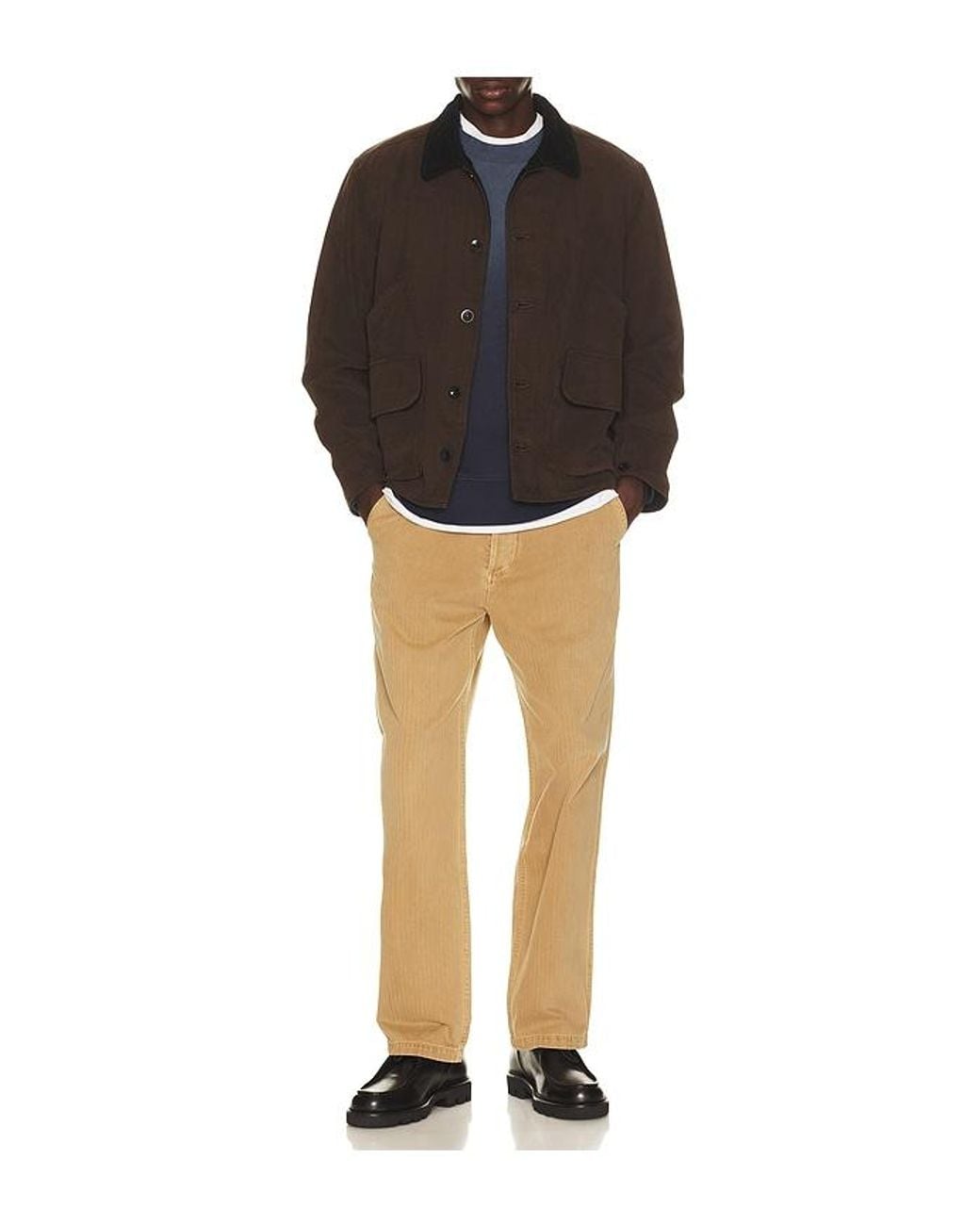 Citizens of Humanity Natural Belgian Herringbone Chino Pants for men