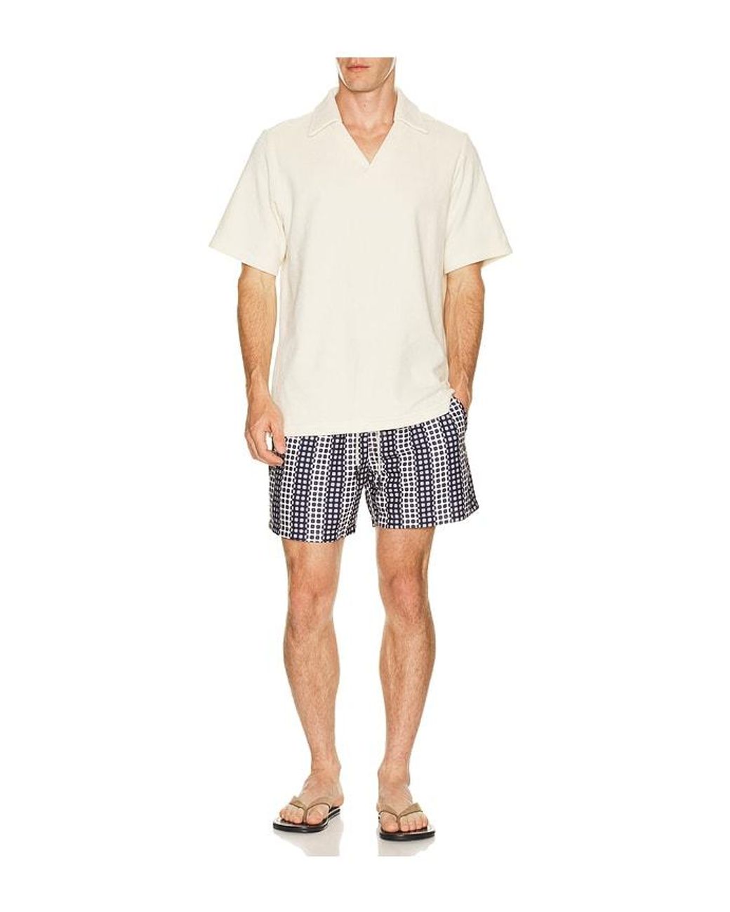Oas Blue Regalia Swim Shorts for men