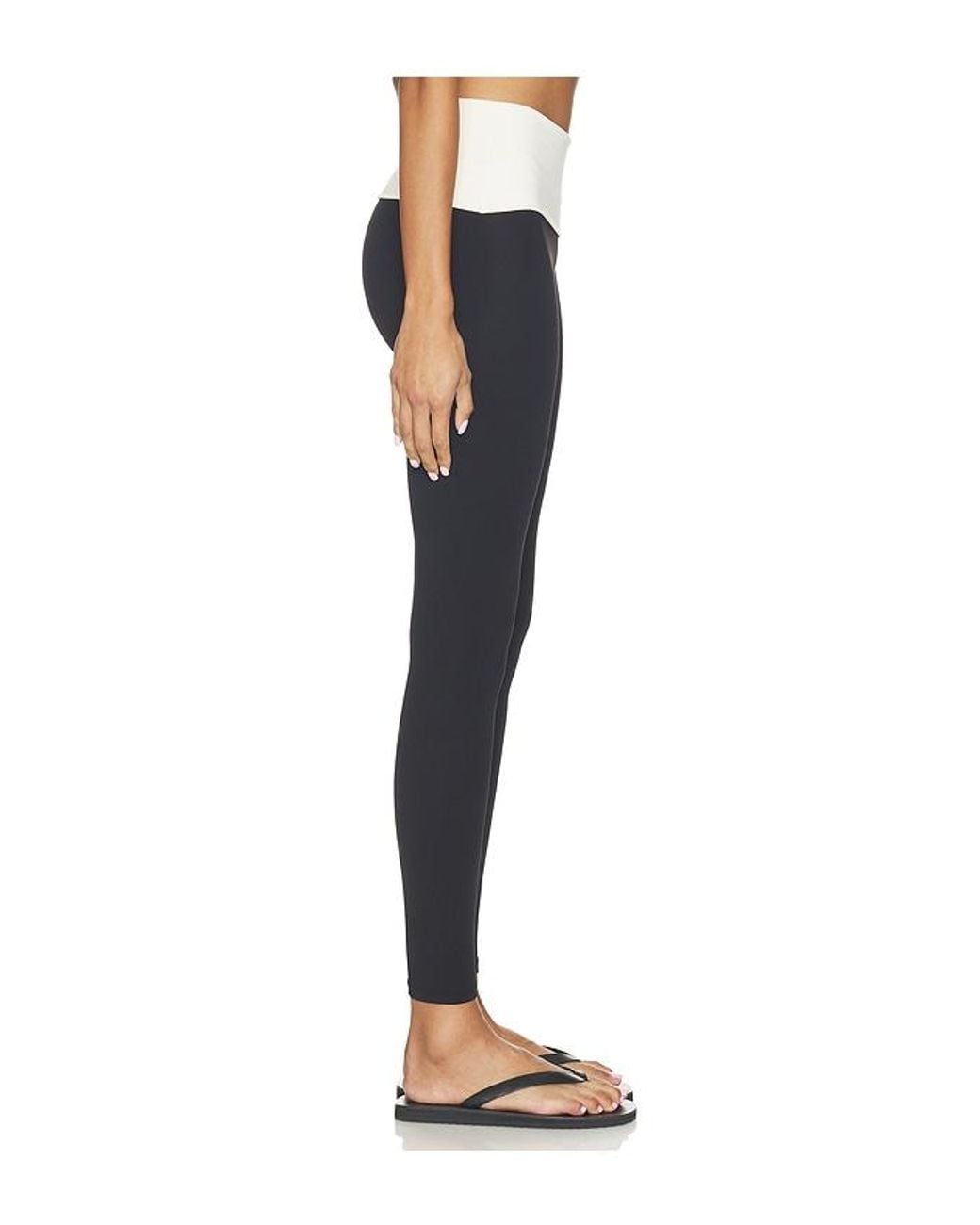 P.E Nation Black Fold Over Legging