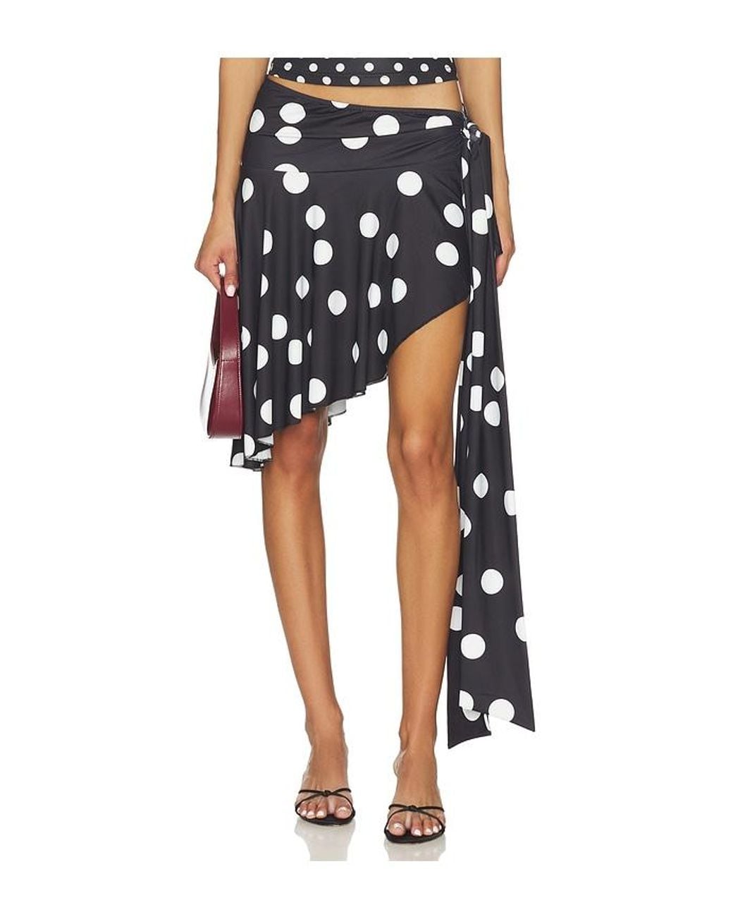 Lioness Black Safari Midi Skirt