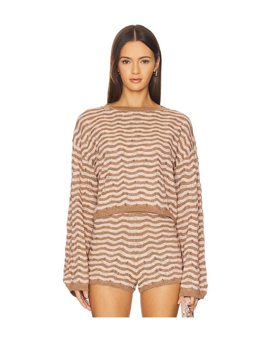 PQ Swim Natural Palmer Top