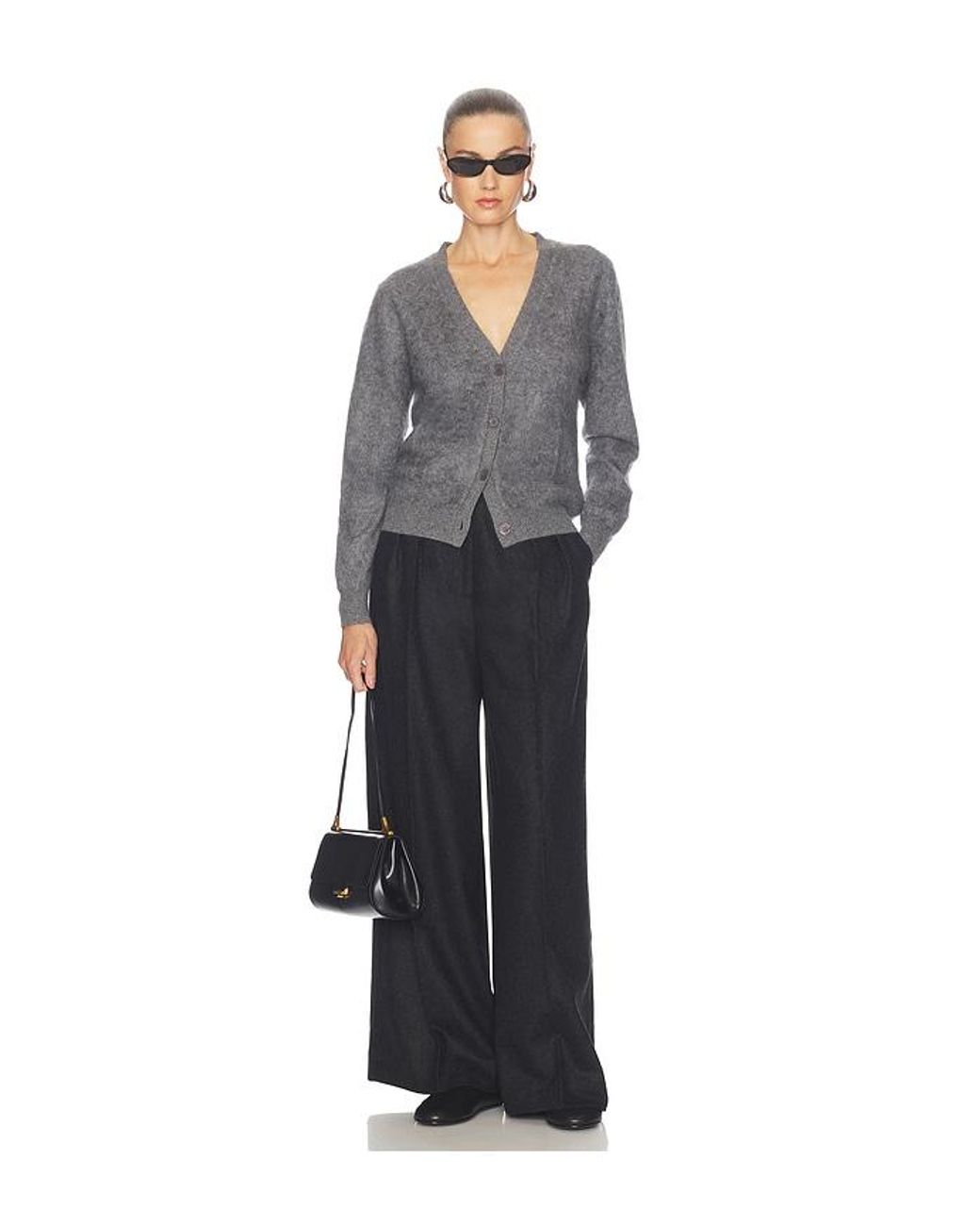 Anine Bing Black Lou Trouser