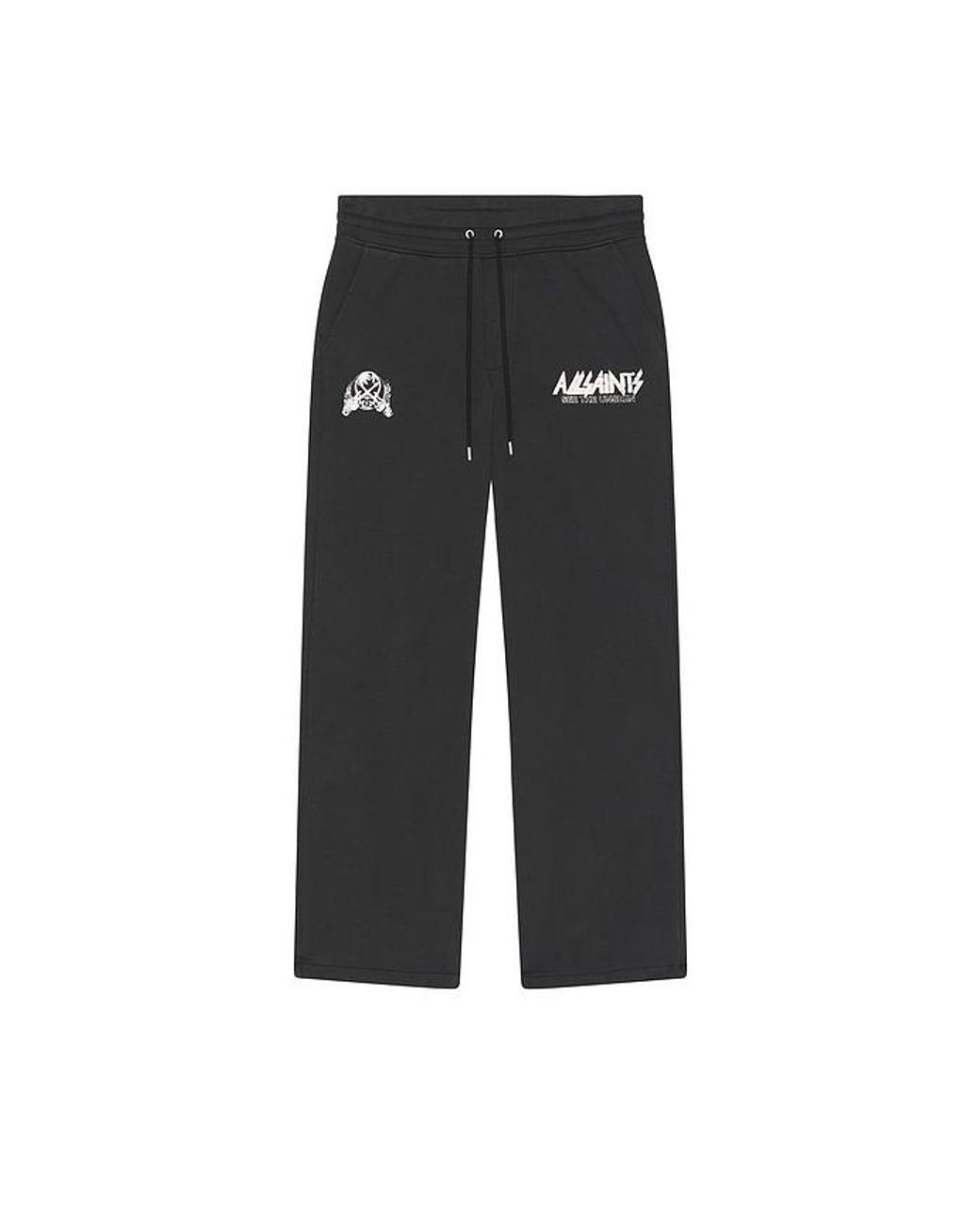 AllSaints Black Chromium Sweatpant for men