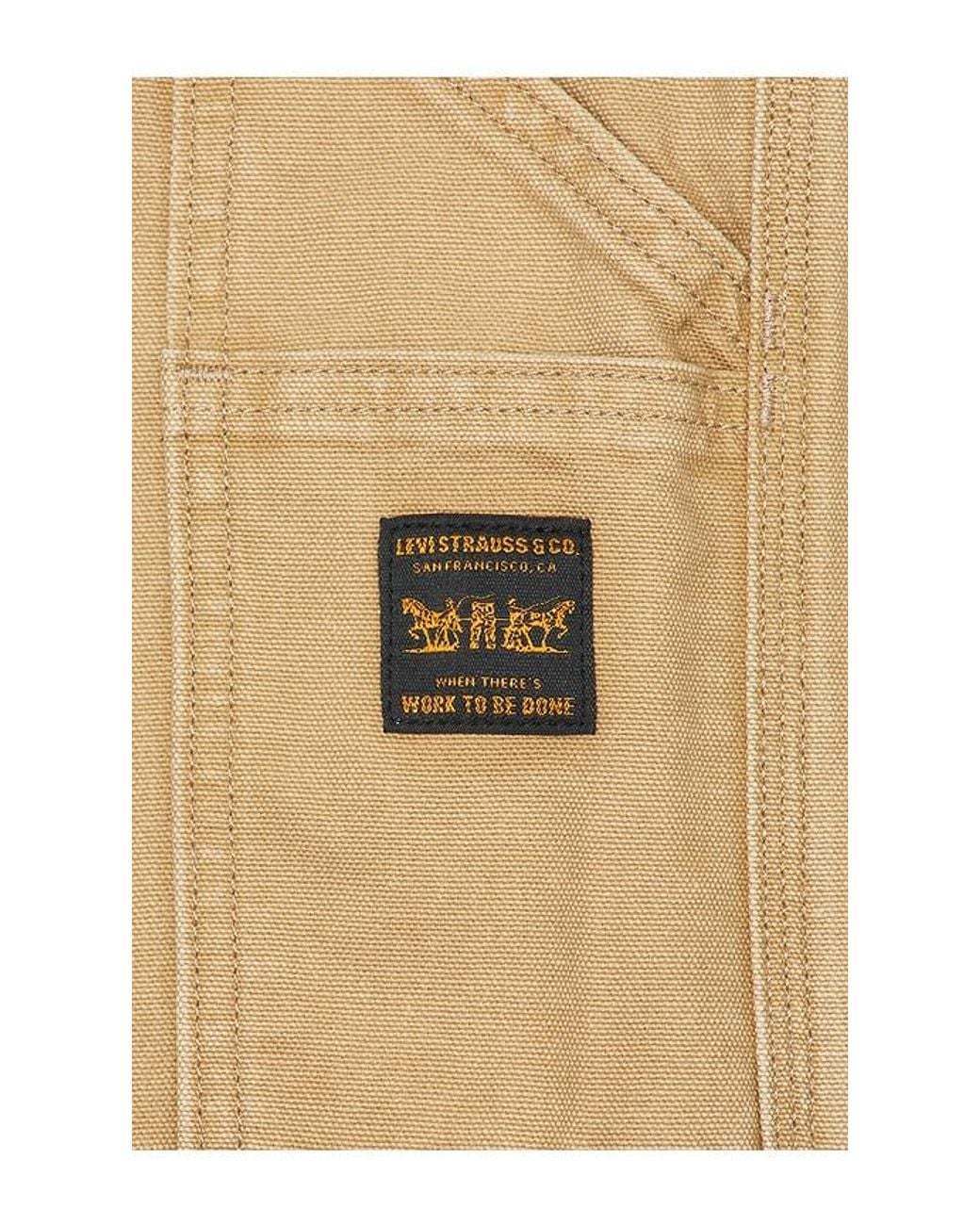 Levi's Natural 568 Loose Straight Carpenter Jeans for men