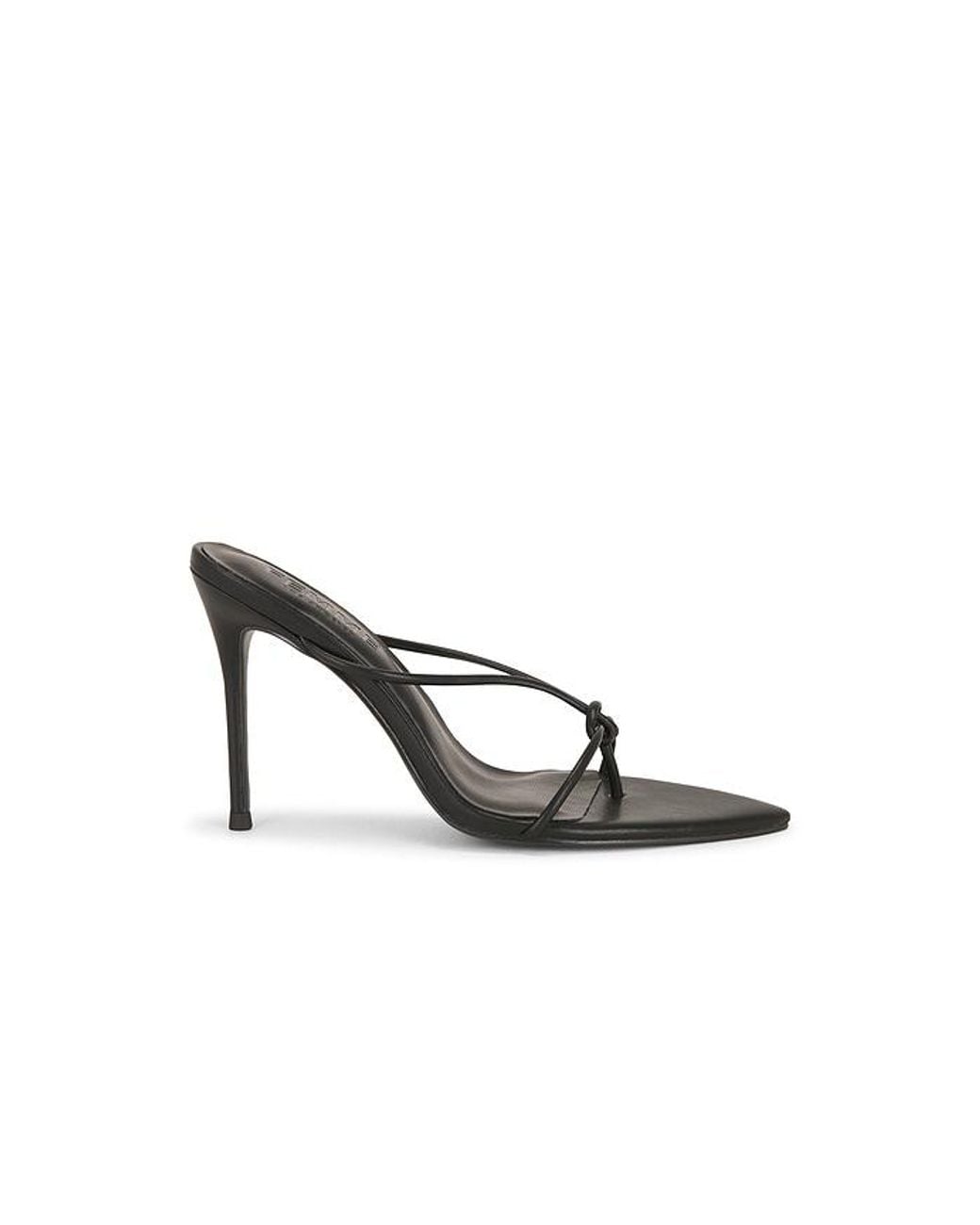 Femme LA Black Slipper Heel