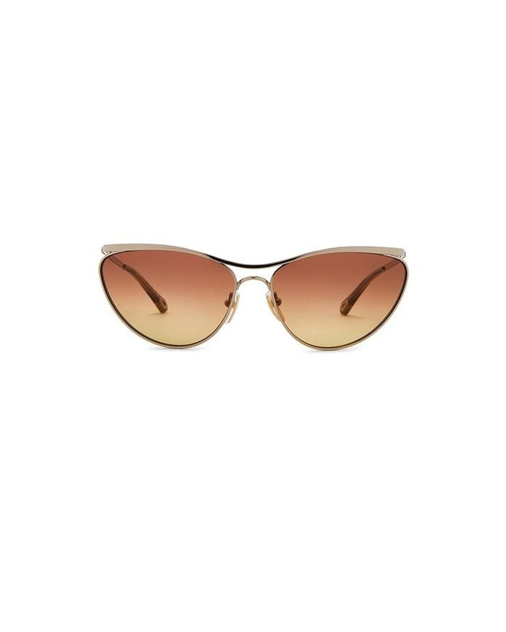 Chloé White Cat Eye Sunglasses