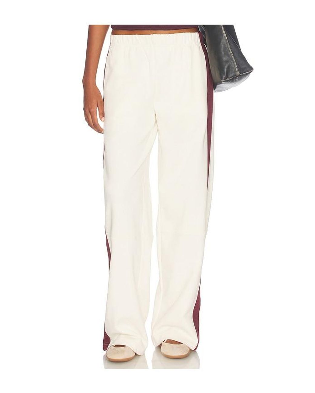 Rag & Bone White The Everyday Terry Seamed Track Pant