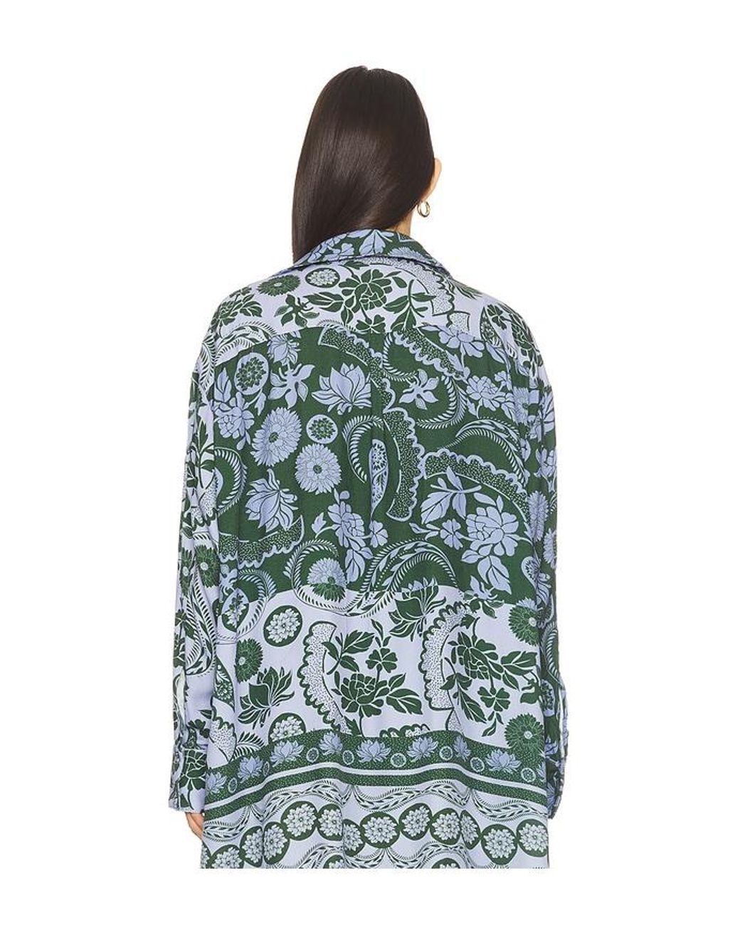 Agua Bendita Blue X Revolve Swan Shirt