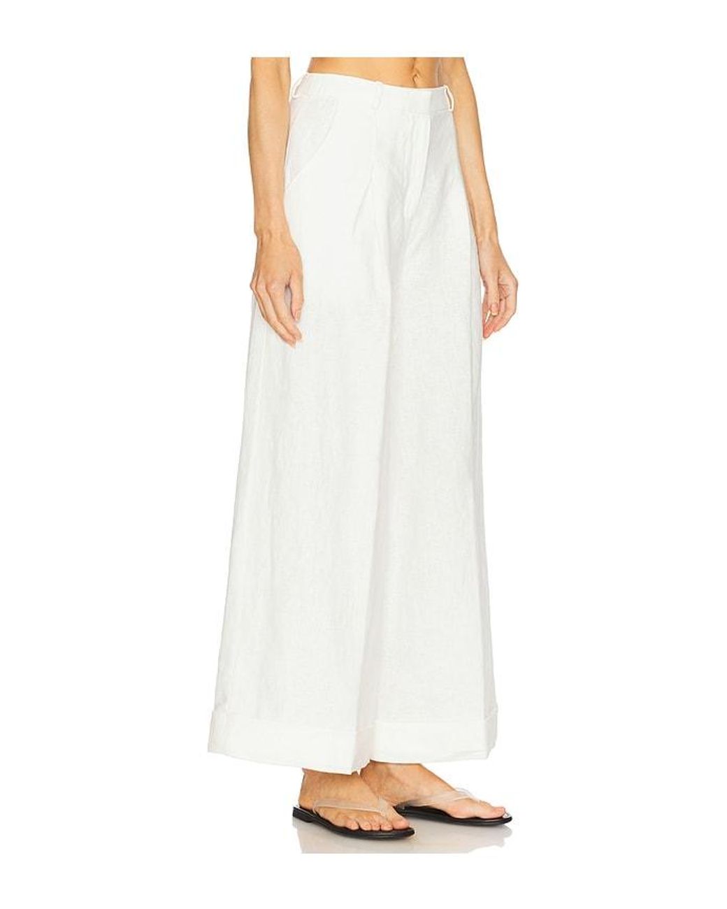 Faithfull The Brand White Clove Trouser