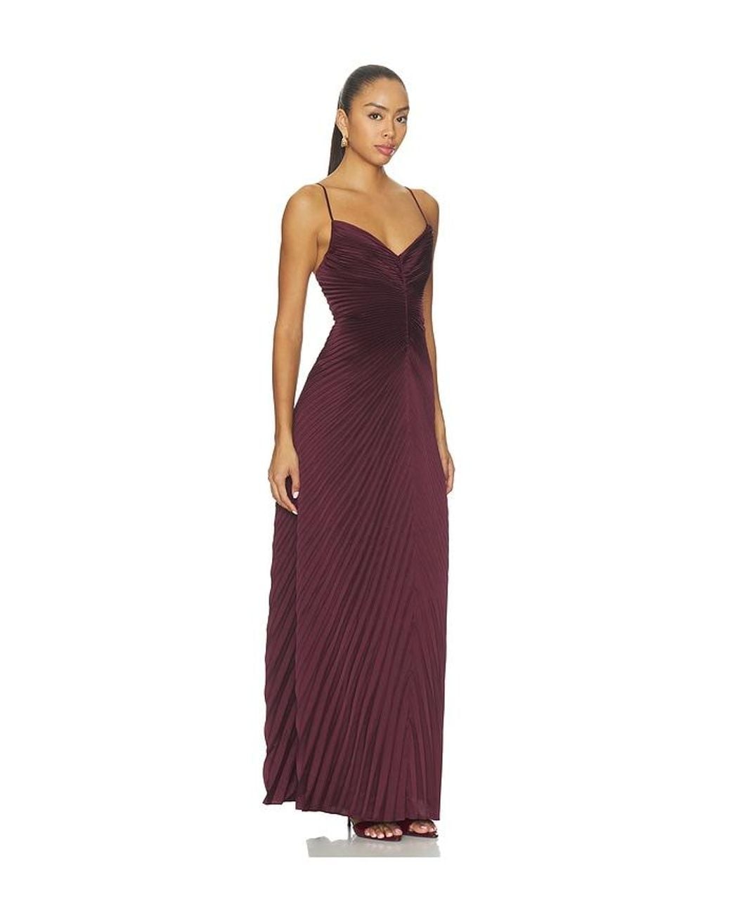 A.L.C. Purple Genevieve Gown