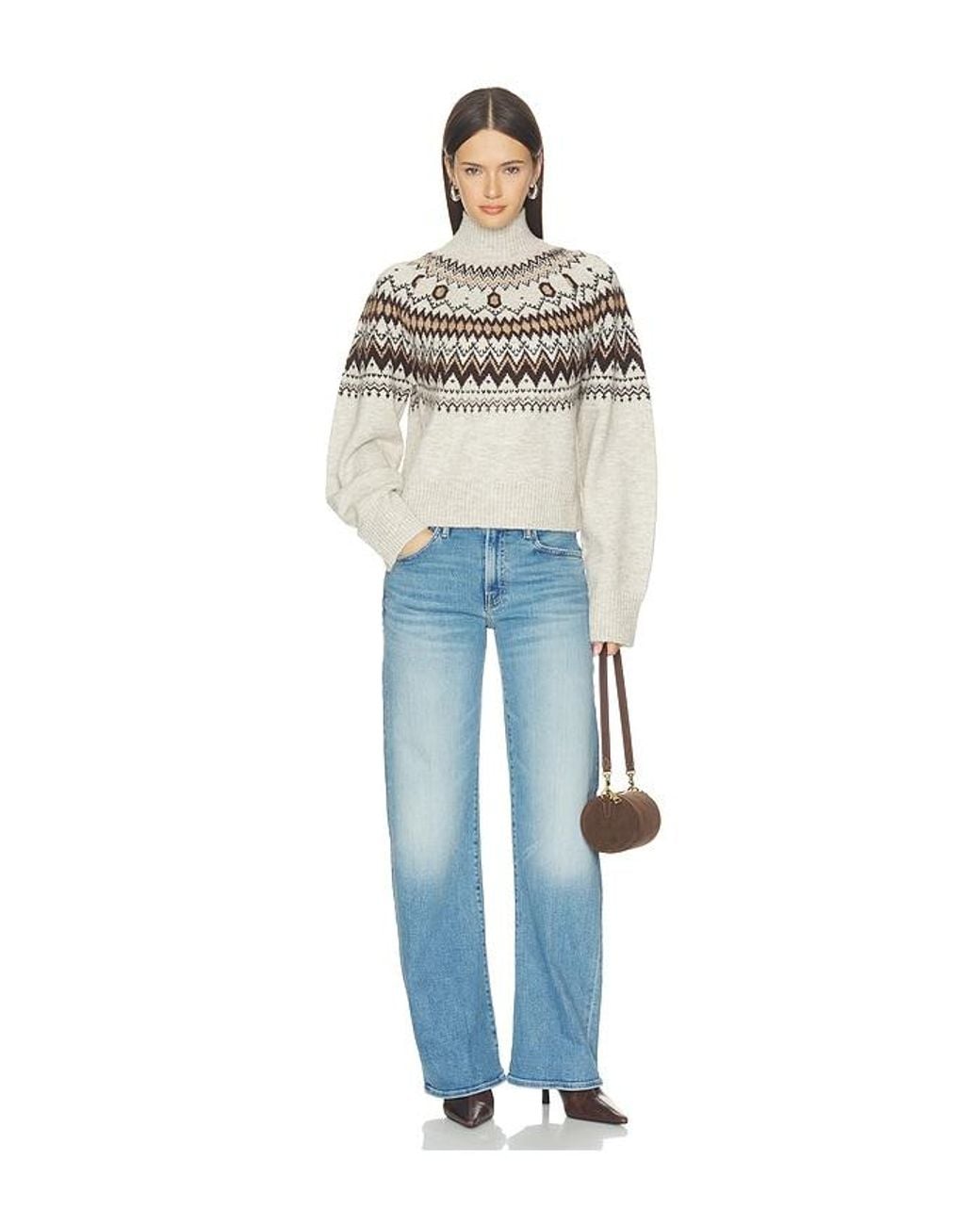 FAVORITE DAUGHTER Blue The Chalet Sweater