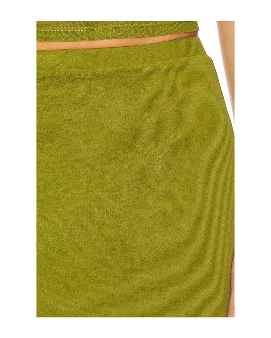 BY.DYLN Green Maddox Skirt